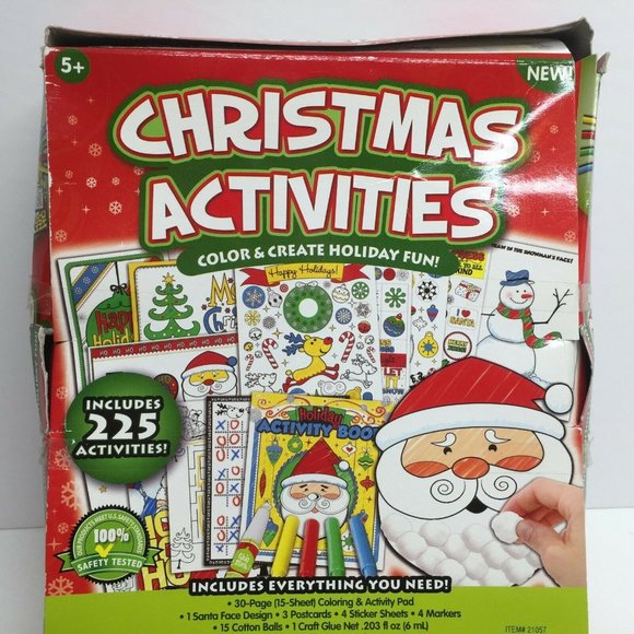 Kid Christmas Activities 225 Holiday Crafts Everything You Need Included 5+ Fun - Picture 9 of 9